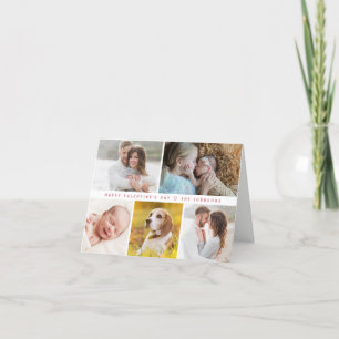Modern Glad valentins Anpassningsbar-familj Foton Helgkort