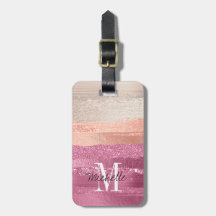 Modern Glam Brush Glitter  Shock rosa Monogram