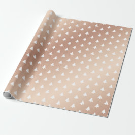 Modern Glam Chic Rosa Julgranar Ro Guld Presentpapper