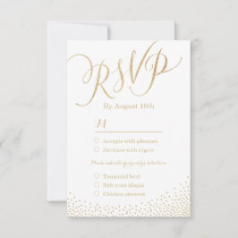 Modern glam faux guld glitter calligraphy OSA