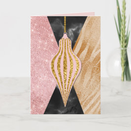 Modern Glam prydnadjulkort Helgkort