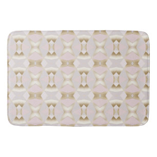 Modern Glam Rosa Guld Kaleidoscope Geometric Badrumsmatta