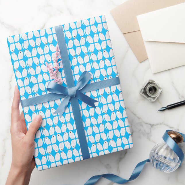 Modern glam snöuggla presentpapper (Gifting)