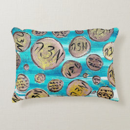 Modern Glatt Matzah Prydnadskudde