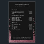 Modern Glitter Drop Rosegold Flygblad<br><div class="desc">Modern,  Glitter Stil i Rossegold und Schwarz. Es wird keine echte Folie/Glitter verwendet. Es's ein Fotodruck. Editiere är i Minuten. Über " weiteres personalisieren" kannst du die Schriftverk ße,  Farbe und Position individuell verändern.</div>