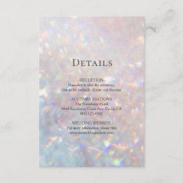 Modern Glitter Gnistra Tilläggskort