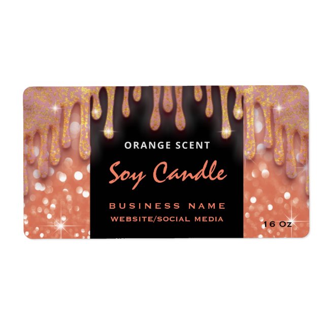 Modern glitter, manuslik, ljussken fraktsedel (Framsidan)