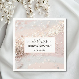 Modern Glitter Möhippa Pappersservett