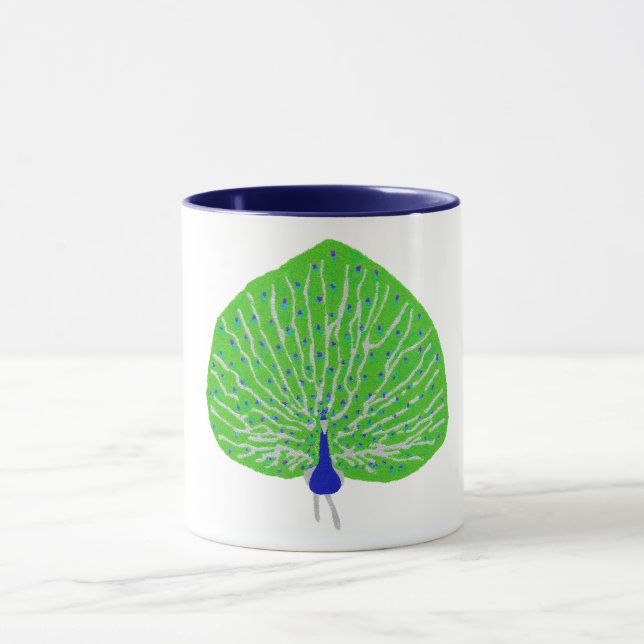 Modern glitter-pannan mugg (Center)