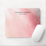 Modern Glitter Salon Light-Rosa Musmatta<br><div class="desc">Modern,  lätt rosa,  glitter,  salondesign. Redigera produkten om några minuter genom att lägga till data. Du kan ändra teckensnitt/färg/position genom att "ytterligare anpassa".</div>