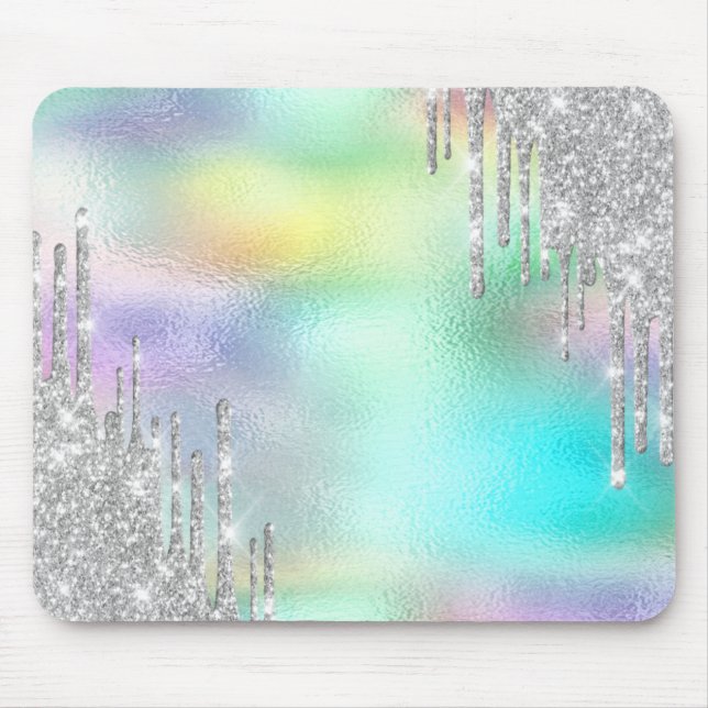 Modern Glitter Silver Drives HoloGraph Musmatta (Framsidan)