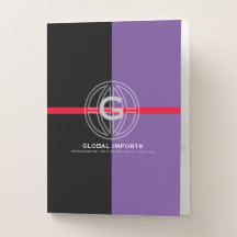 Modern Global Monogramm Pärm