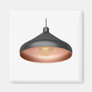 Modern glödlampa med LED-lampa Magnet