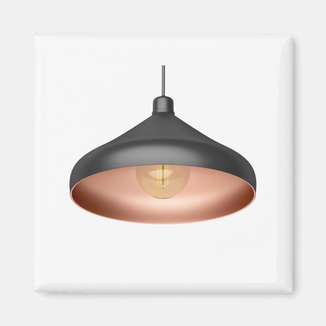 Modern glödlampa med LED-lampa Magnet (Framsidan)