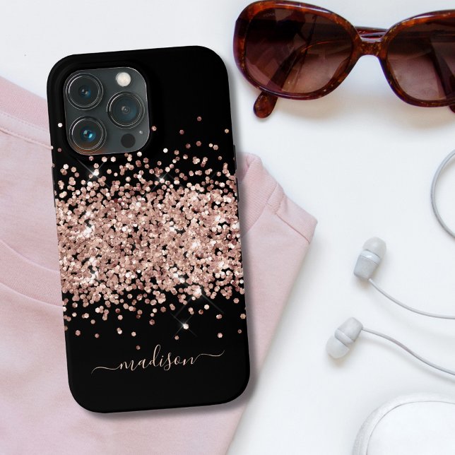 Modern Gnistra-chich i Monogram Glitter Guld Ro (Skapare uppladdad)