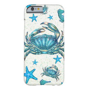 Modern gnistra för Seahorse för sjöstjärna för Barely There iPhone 6 Fodral