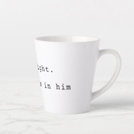 Modern God is Light Latte Mug