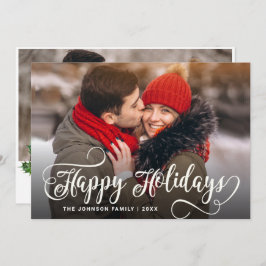 Modern God jul 2 PHOTO Hälsning Julkort