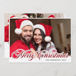 Modern God jul 3 PHOTO Hälsning Julkort