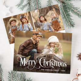 Modern God jul 3 PHOTO Hälsning Julkort