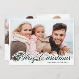 Modern God jul 3 PHOTO Hälsning Julkort