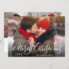 Modern God jul 3 PHOTO Hälsning Julkort