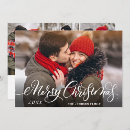 Modern God jul 4 PHOTO Hälsning Julkort