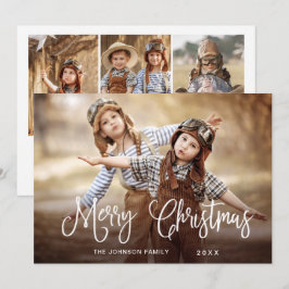 Modern God jul 4 PHOTO Hälsning Julkort