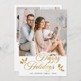 Modern God jul 4 PHOTO Hälsning Julkort