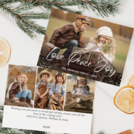 Modern God jul 4 PHOTO Hälsning Julkort