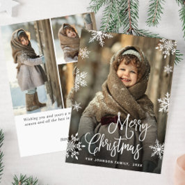 Modern God jul 4 PHOTO Hälsning Julkort