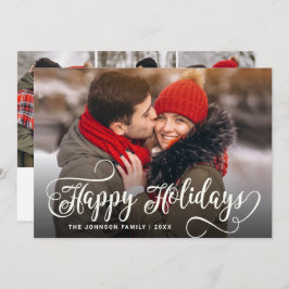 Modern God jul 4 PHOTO Hälsning Julkort