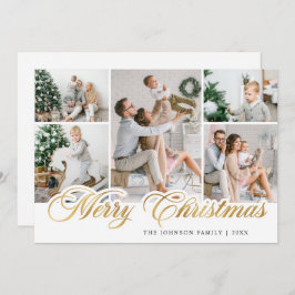 Modern God jul 5 PHOTO Hälsning Julkort