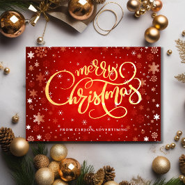 Modern God jul Business Helgdag Card Helgkort