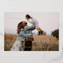 Modern God jul-fotokort