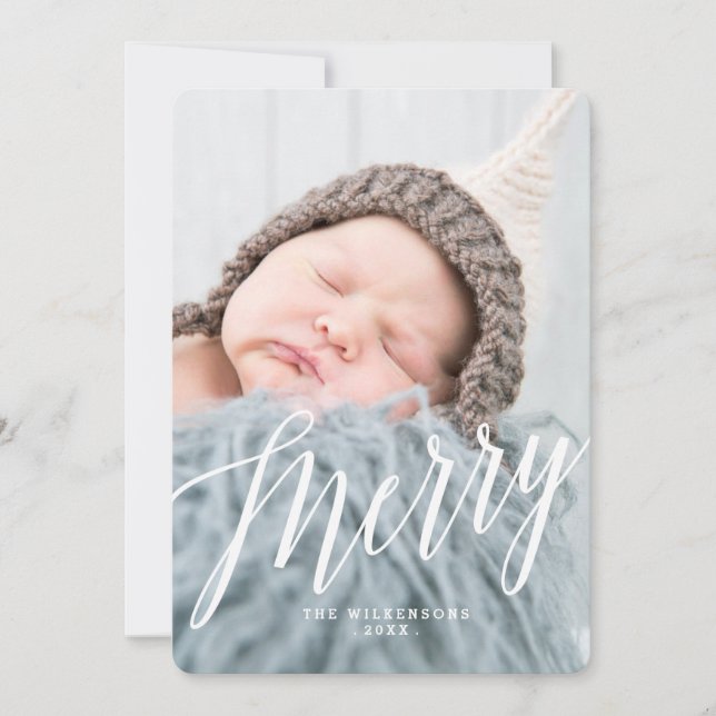 Modern God jul-fotokort Julkort (Framsida)