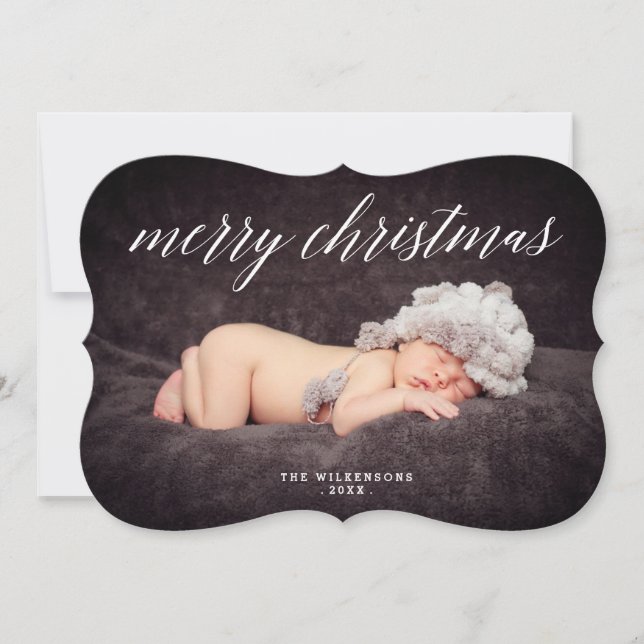 Modern God jul-fotokort Julkort (Framsida)