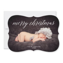 Modern God jul-fotokort