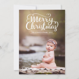 Modern God jul-fotokort Julkort