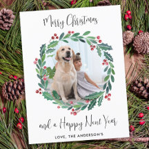 Modern God jul Greenery Wandey Photo to to