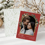 Modern God jul Grönt Red Guld Arch 1-foto Julkort<br><div class="desc">Den här designen har en modern grey arch med en delikat penseldrag för glitter ram och guld med ett enda lodrät. Om du vill göra avancerade ändringar väljer du alternativet "Klicka för att anpassa ytterligare" under "Anpassa den här mallen". Här kan du redigera och lägga till textrutor, färg och teckensnitt....</div>