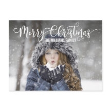 Modern God jul Helgdag-vykort