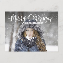 Modern God jul Helgdag-vykort Helg Vykort