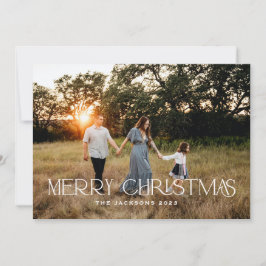 Modern God jul Julkort