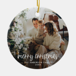 Modern God jul Ornament
