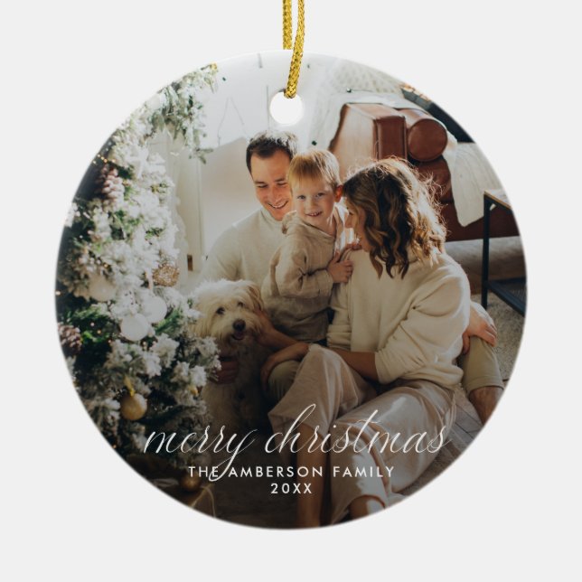 Modern God jul Ornament (Framsidan)