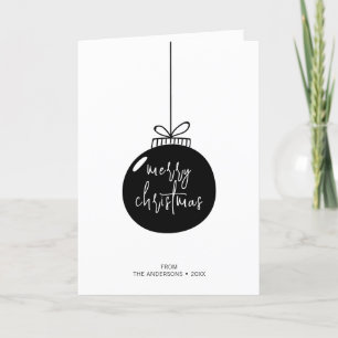 Modern God jul Ornament Helgdag Card Helgkort