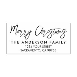 Modern God jul Personlig Helgdag Självfärgande Stämpel