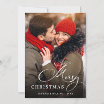 Modern God jul PHOTO Hälsning