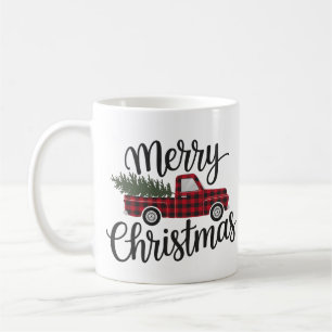Modern God jul Red Buffalo Play Lastbil Kaffemugg